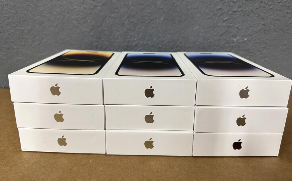 Product image - 

For sale Apple iPhone 14 Pro Max / 14 512GB / 256gb / 512GB /1TB

iPhone 14 Pro Max for sale in all color. The device is completely brand new, sealed and ready to be activated by you.

DETAILS:

iPhone 14 Pro Max/ 14 /256gb/512gb / 1TB

- Unlocked to ANY Network (Not tied to a contract)
- Completely Brand New & Sealed
- Invoice provided

